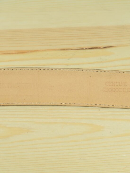 BD Jeffries Genuine Crocodile Belt Womens M Black main image 4